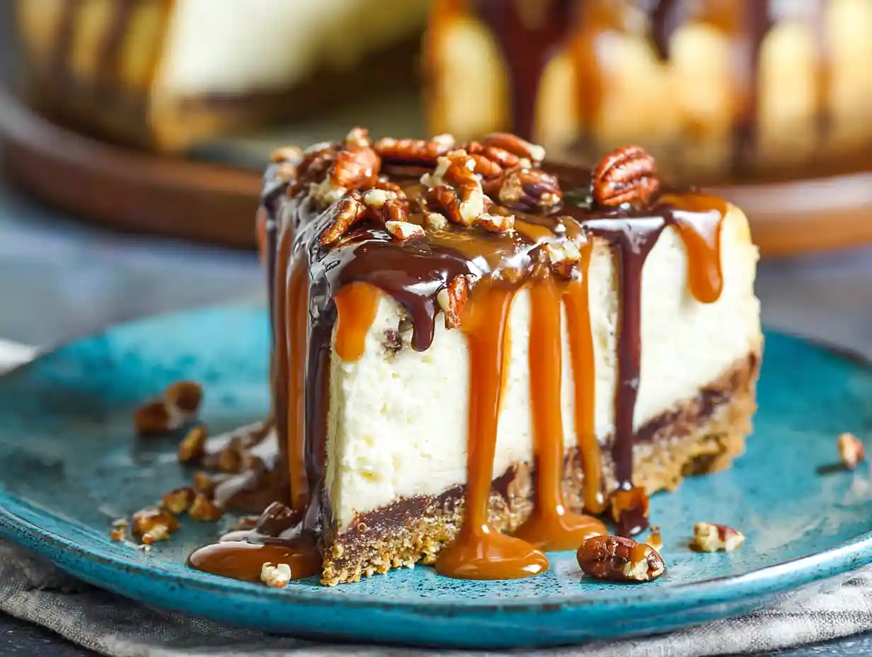 The Ultimate Turtle Cheesecake Recipe You'll Love 1 Turtle Cheesecake