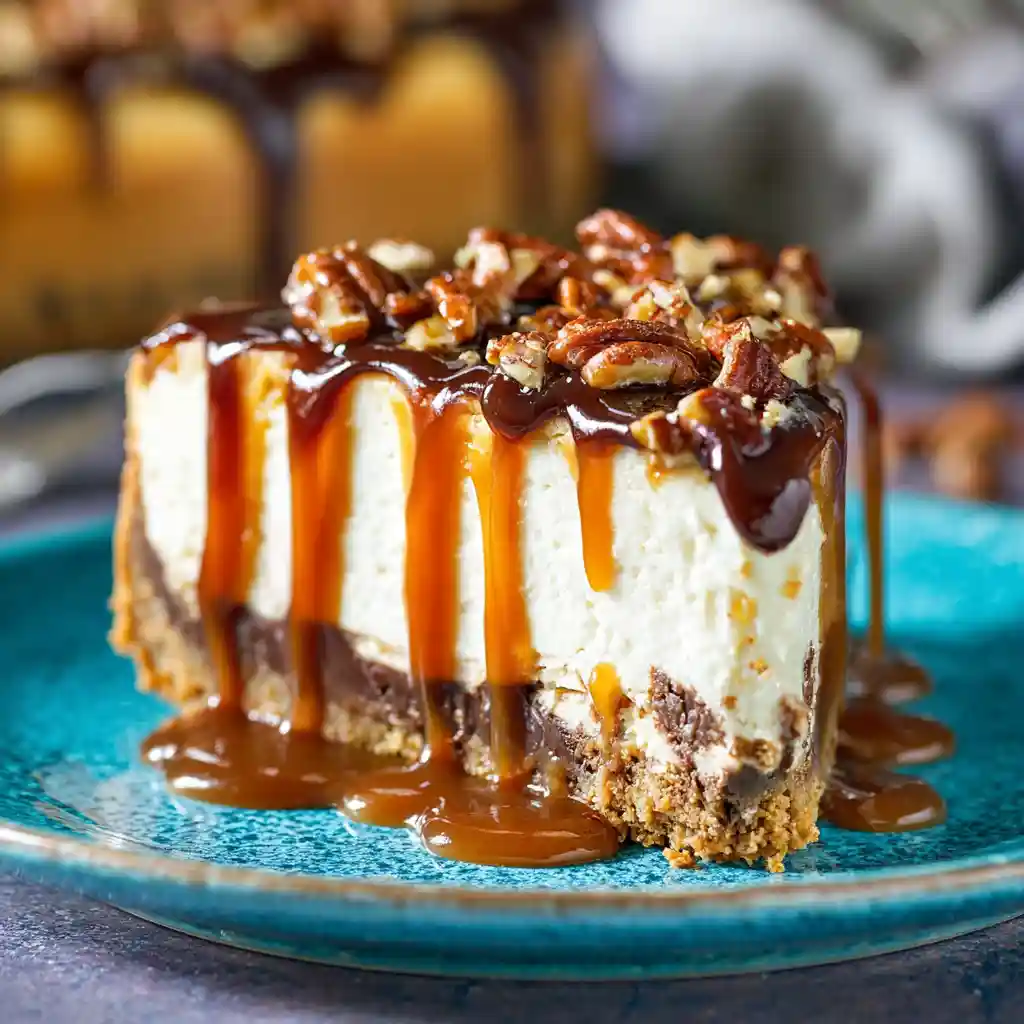 The Ultimate Turtle Cheesecake Recipe You'll Love 3 Turtle Cheesecake