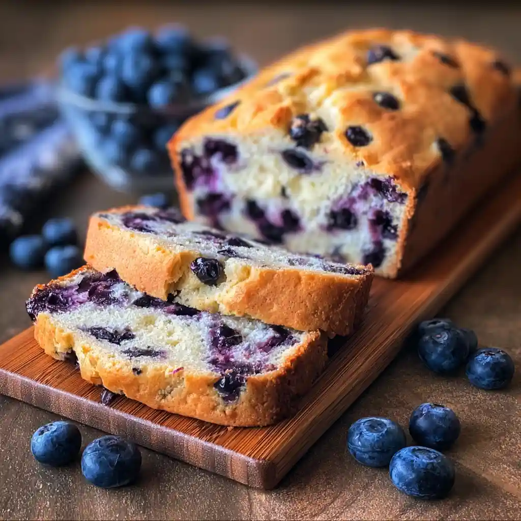 Blueberry Cream Cheese Bread