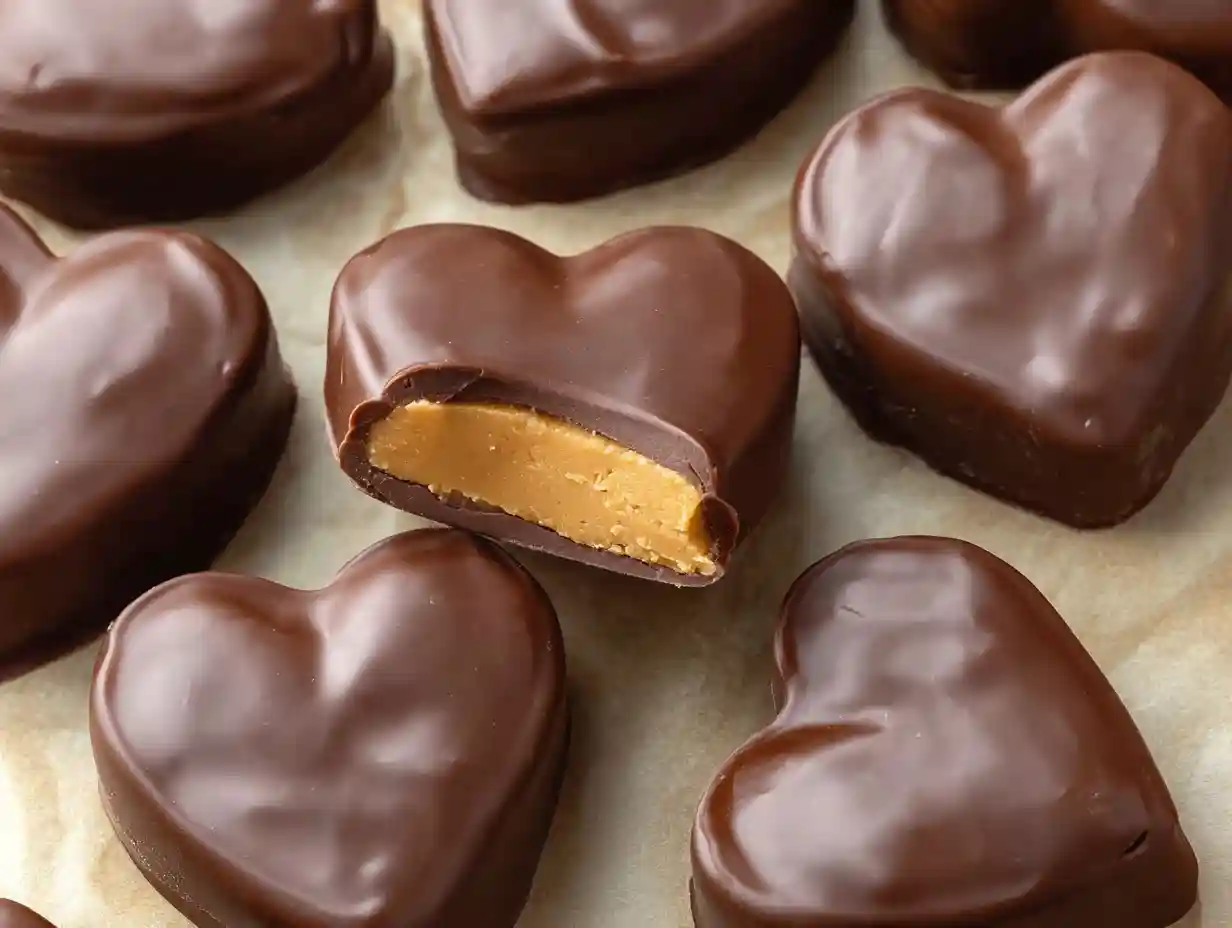 Amazing Chocolate Peanut Butter Valentine’s Heart Recipe