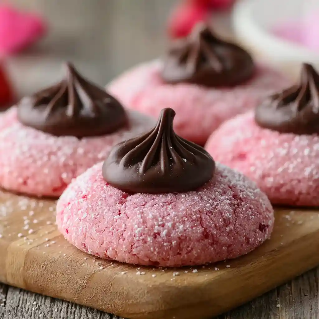 Strawberry Kiss Cookies