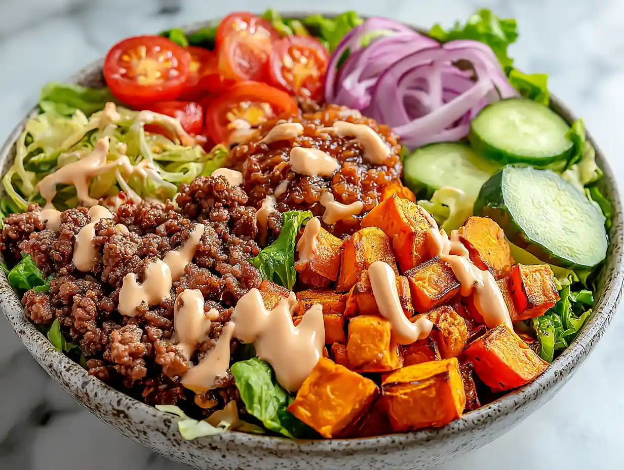 Home 8 The Ultimate Sweet Potato Burger Bowl