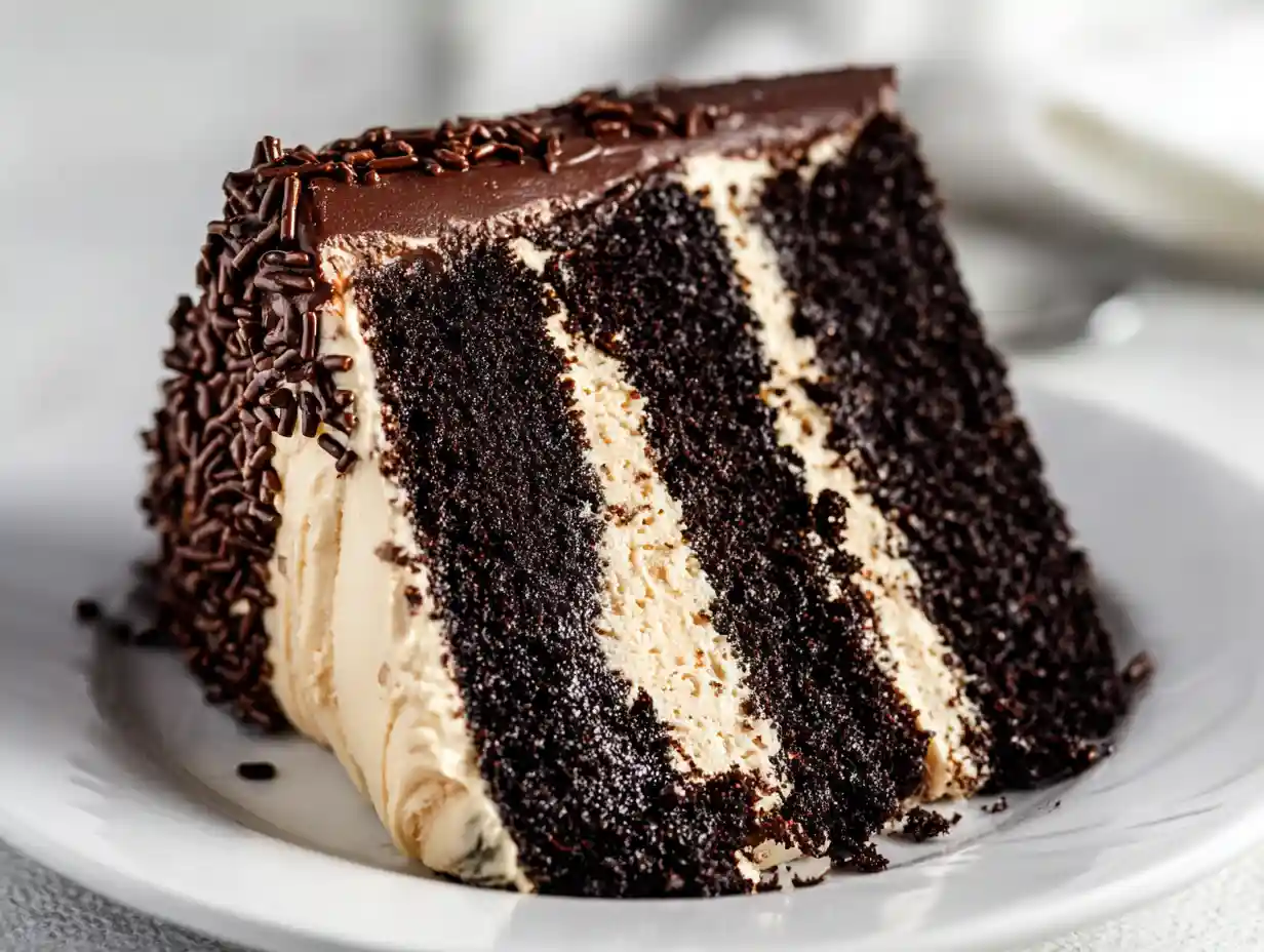 Amazing Chocolate Cake with Irish Buttercream