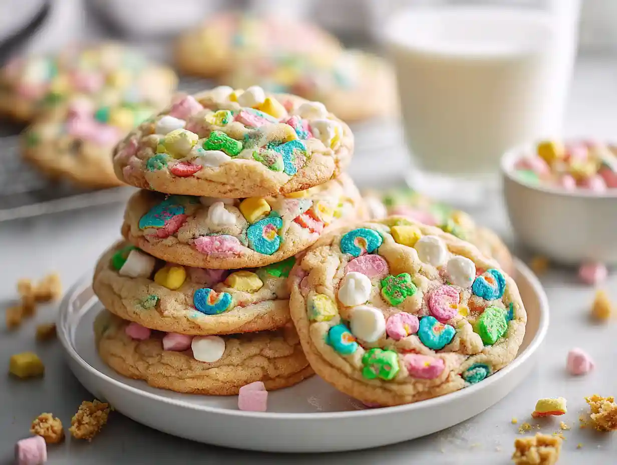 Amazing Lucky Charms Cookies in 25 Mins