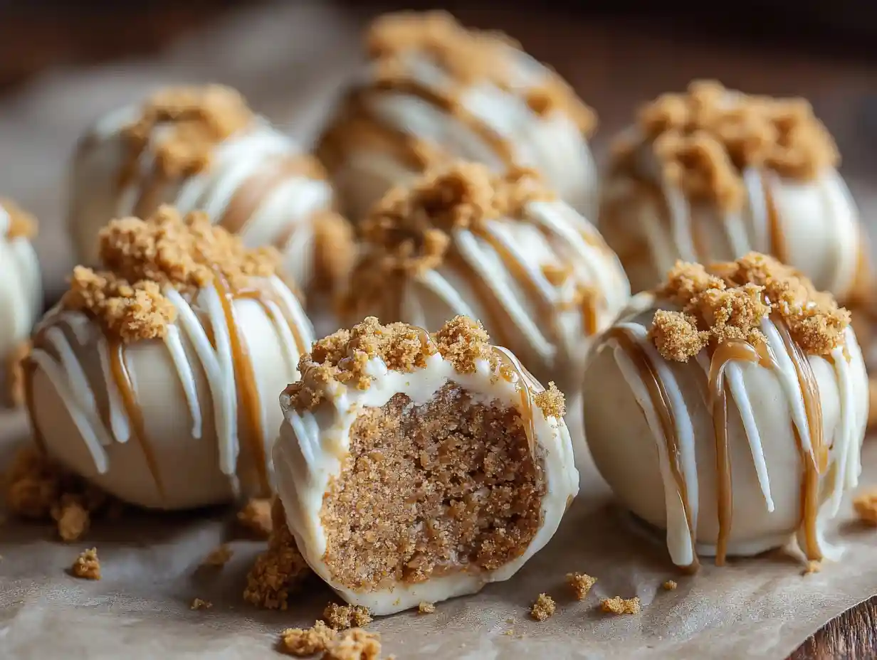 Irresistible Biscoff Cheesecake Protein Balls