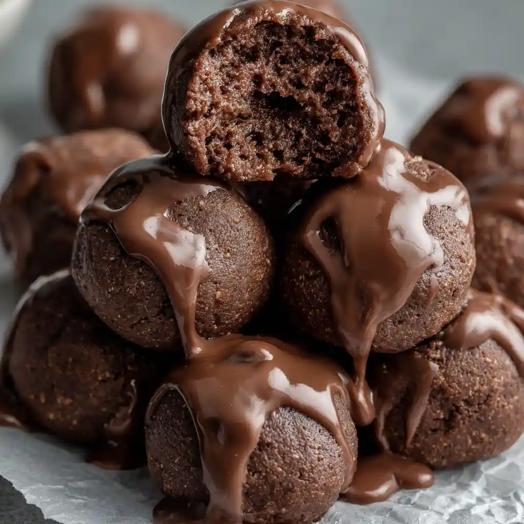 Cottage Cheese Brownie Batter Protein Bites