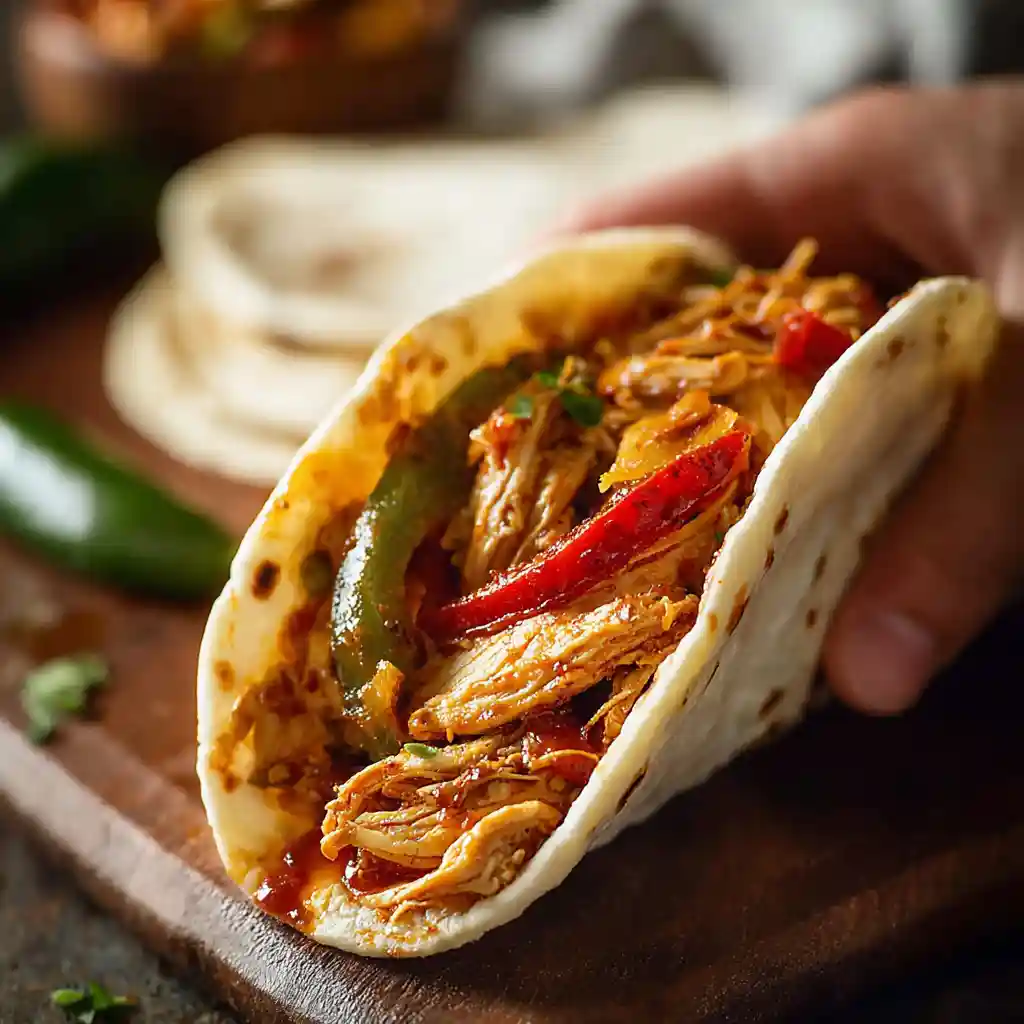 Crockpot Chicken Fajitas