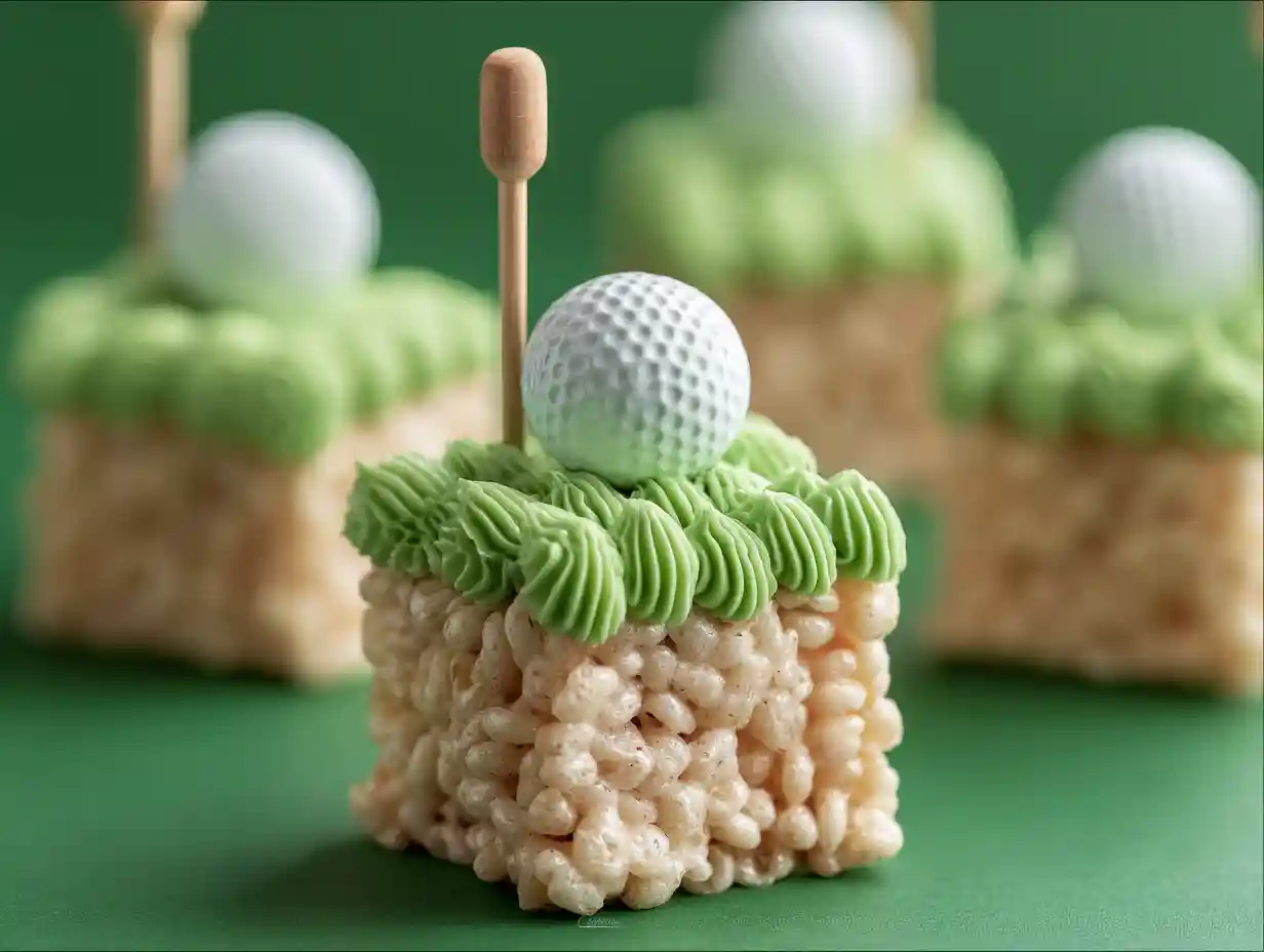 Amazing Golf Theme Rice Krispie Treats