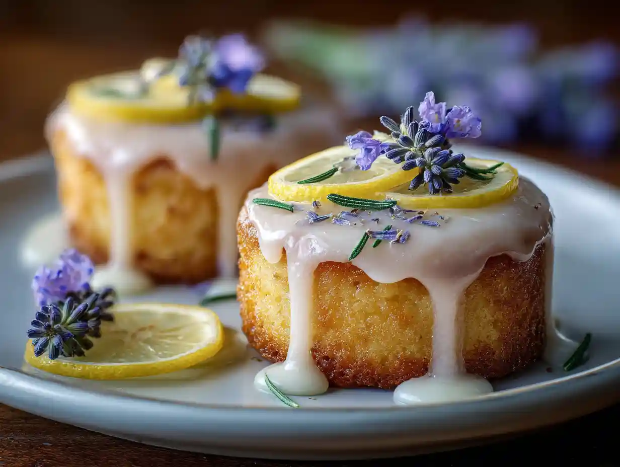 Home 15 Amazing Mini Lemon Cakes With Lavender Glaze