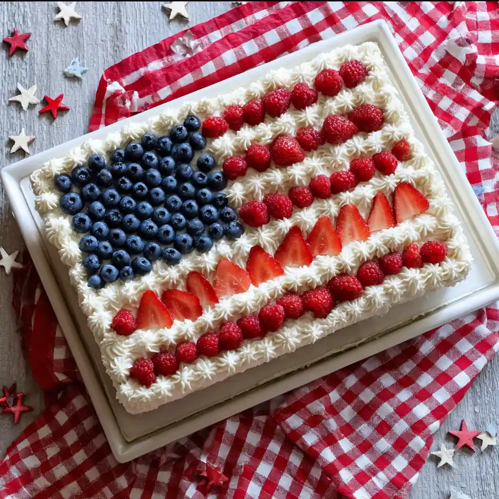 Gluten-Free American Flag Cake Recipe