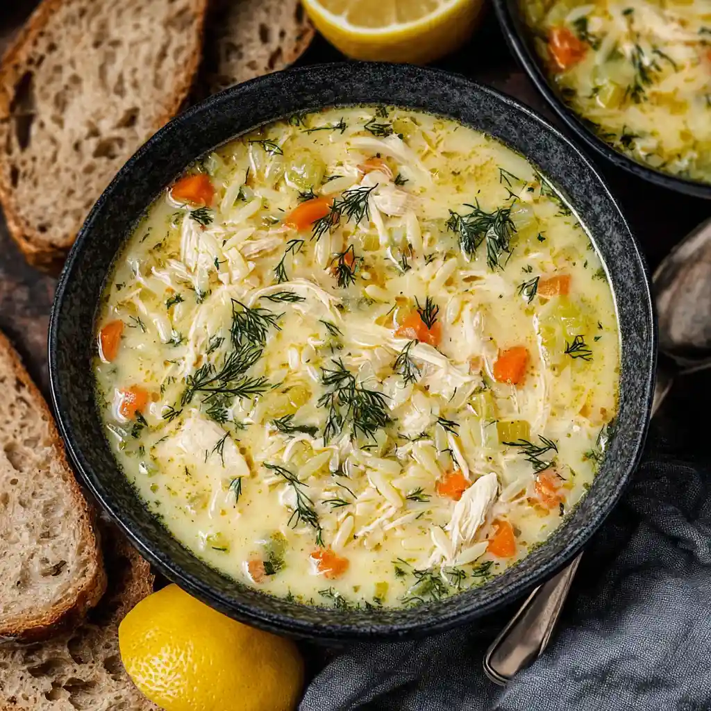 Amazing Greek Lemon Chicken Soup Recipe 1 Greek Lemon Chicken Soup recipe