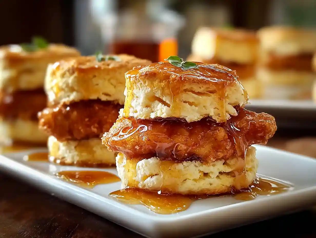 The Ultimate Hot Honey Chicken Biscuits