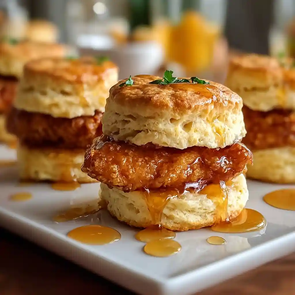 The Ultimate Hot Honey Chicken Biscuits 3 Hot Honey Chicken Biscuits