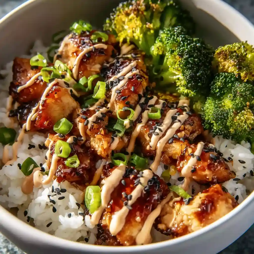 Amazing Sticky Chicken Rice Bowls 1 Sticky Chicken Rice Bowls