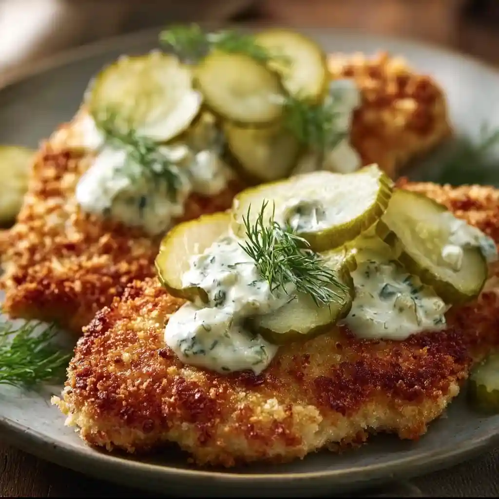 Amazing Crispy Dill Pickle Parmesan Chicken 1 Crispy Dill Pickle Parmesan Chicken