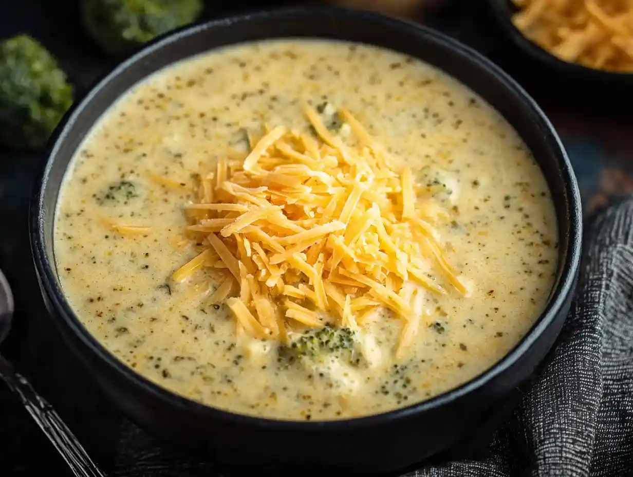 Irresistibly Creamy Crockpot Broccoli Cheese Soup
